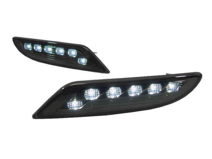 2007-2009 Mercedes S Class W221 Non-AMG DEPO LED Clear or Smoke Front Bumper Side Marker Light