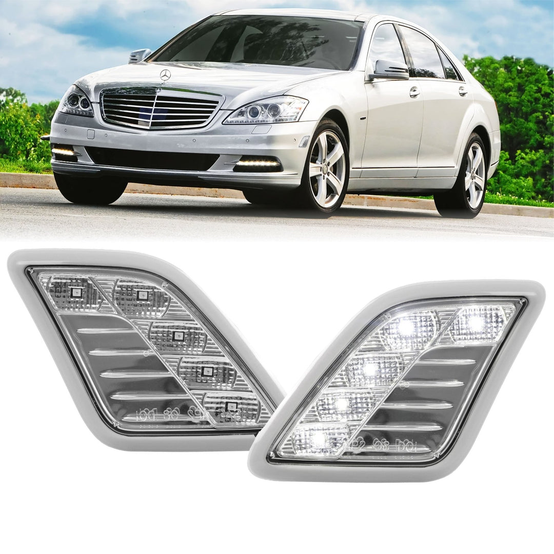 2012-2014 Mercedes CLS Class W218 AMG CLS63 DEPO LED Clear or Smoke Bumper Side Marker Light