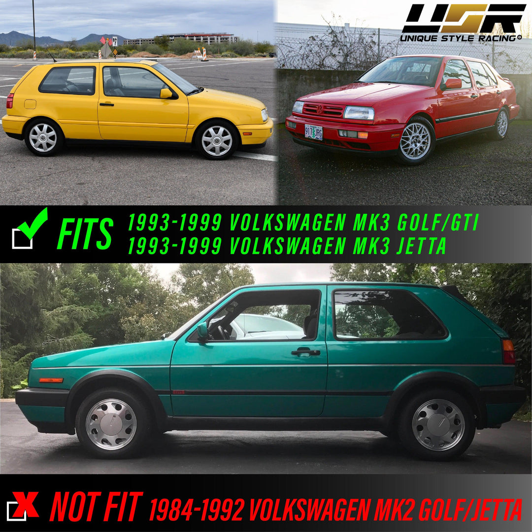 1993-1999 VW Golf / GTI / Jetta Mk.3 / 1995-1999 VW Cabrio DEPO Clear or Smoke Front Bumper Side Marker Light
