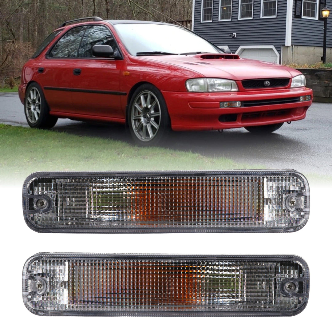 1993-1998 Subaru Classic Impreza Front Clear or Smoke Bumper Signal Lights - Made by DEPO