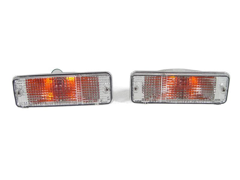 1984-1986 Toyota 4Runner / Pickup Truck 2WD / 4WD Clear Bumper Signal Lights - Made by DEPO