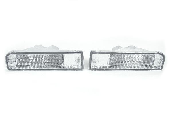 1992-1995 Toyota 4Runner Clear Front Bumper Signal Lights - Made by DEPO