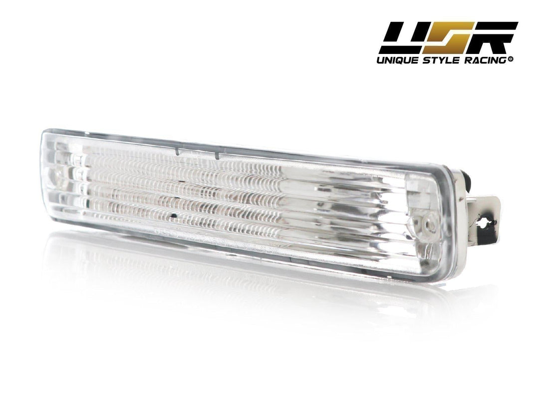 1991-1997 Toyota Land Cruiser / 1996-1997 Lexus LX450 Clear Front Bumper Turn Signal Lights Made by DEPO