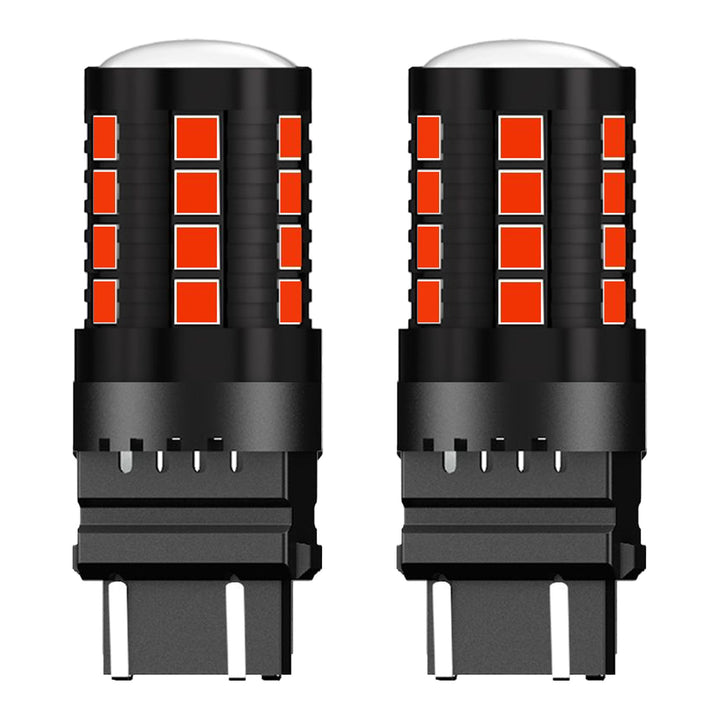 Red LED 3157 Polarity Insensitive Bulbs