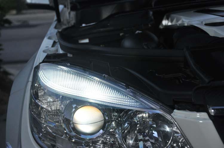 2008-2011 Mercedes C Class W204 Osram Chips CanBus No Error LED Bulbs For Headlight Eyelid / Eyebrow