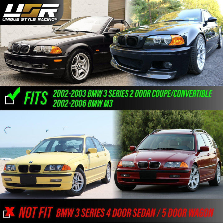 2002-2003 BMW 3 Series E46 2D / Cabrio & 2002-2006 E46 M3 DEPO Screw-On Clear or Smoke Corner Signal Light
