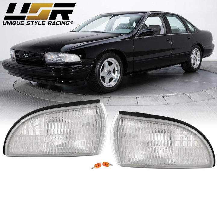 1991-1996 Chevrolet Impala SS / Caprice Clear Lens Corner Lights - Made by DEPO
