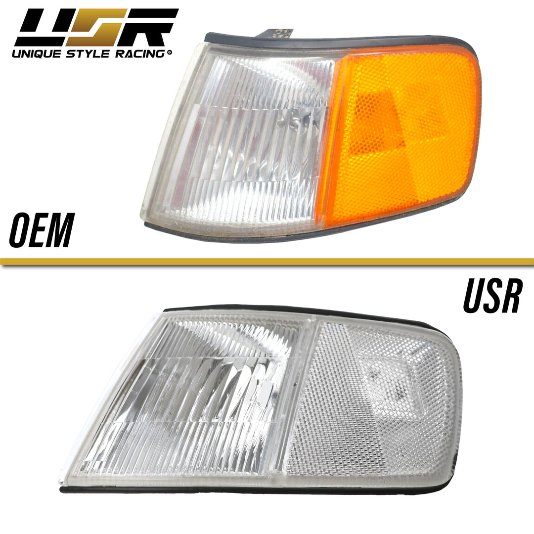 1990-1991 Honda CRX EF SI JDM Style Amber or Clear or Smoke Front Corner Lights - Made by DEPO