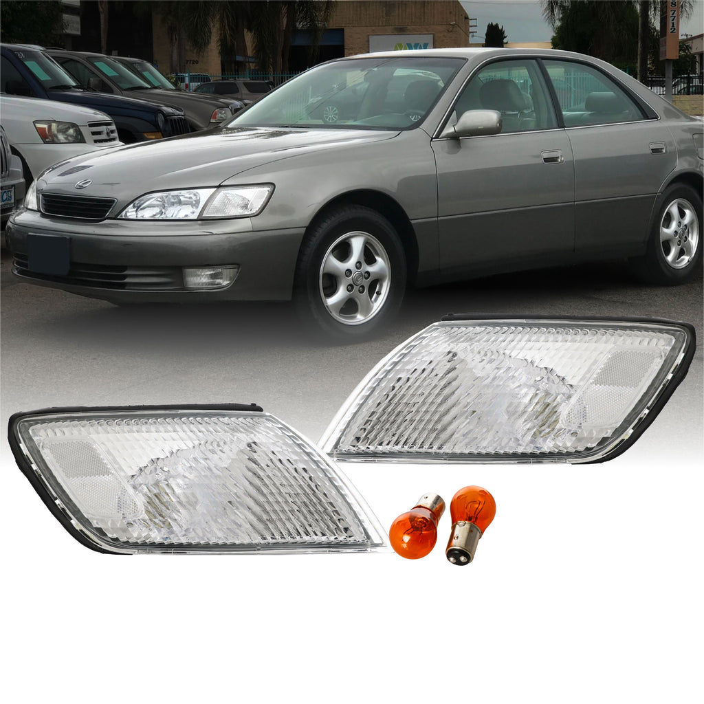 1997-1992 Lexus ES300 Clear Front Corner Lights Made By