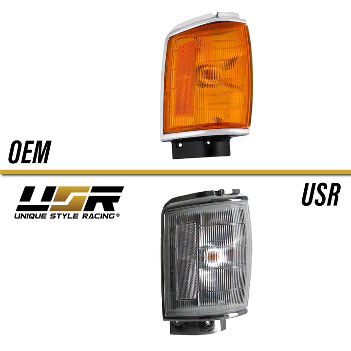 1984-1989 Toyota 4Runner Clear Front Corner Lights - Made by DEPO