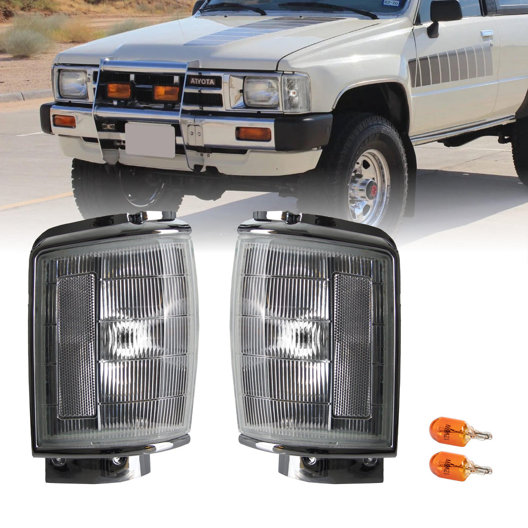 1984-1989 Toyota 4Runner Clear Front Corner Lights - Made by DEPO