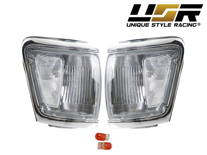 1992-1995 Toyota 4Runner Clear Corner Signal Lights - Made by DEPO