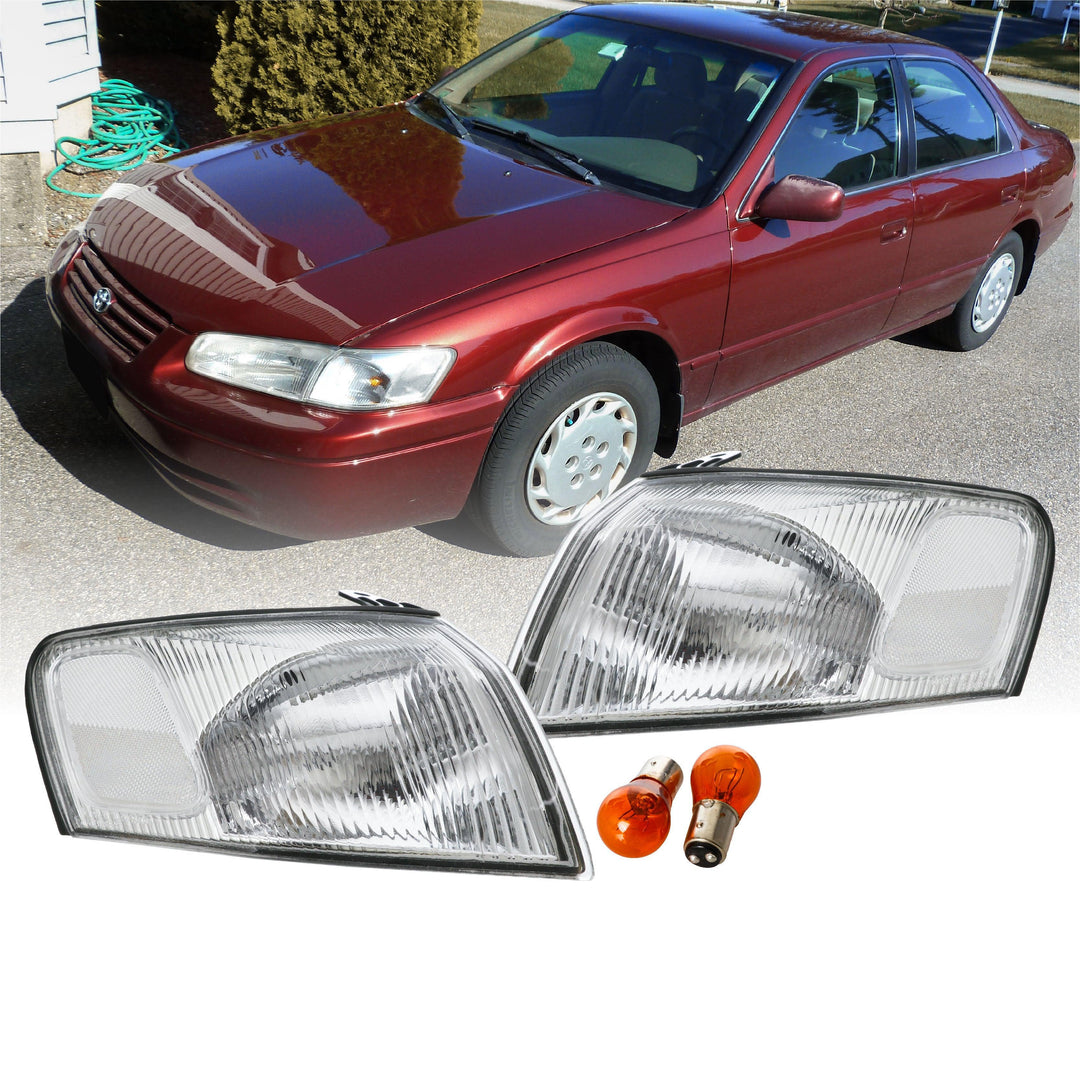 1997-1999 Toyota Camry JDM Style Front Clear Corner Lights - Made by DEPO