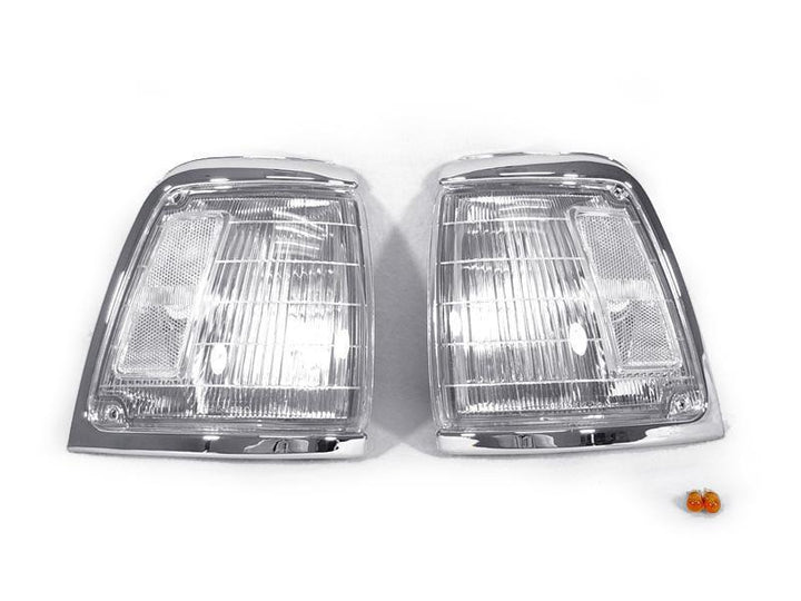 1992-1995 Toyota Pickup Truck 2WD Clear Front Corner Lights - Made by DEPO