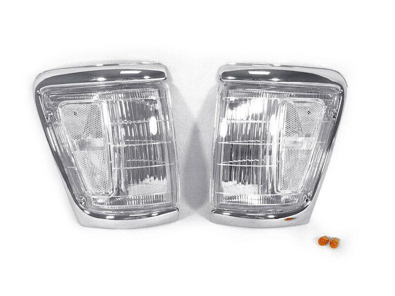 1992-1995 Toyota Pickup Truck 4WD Clear Front Corner Lights - Made by DEPO