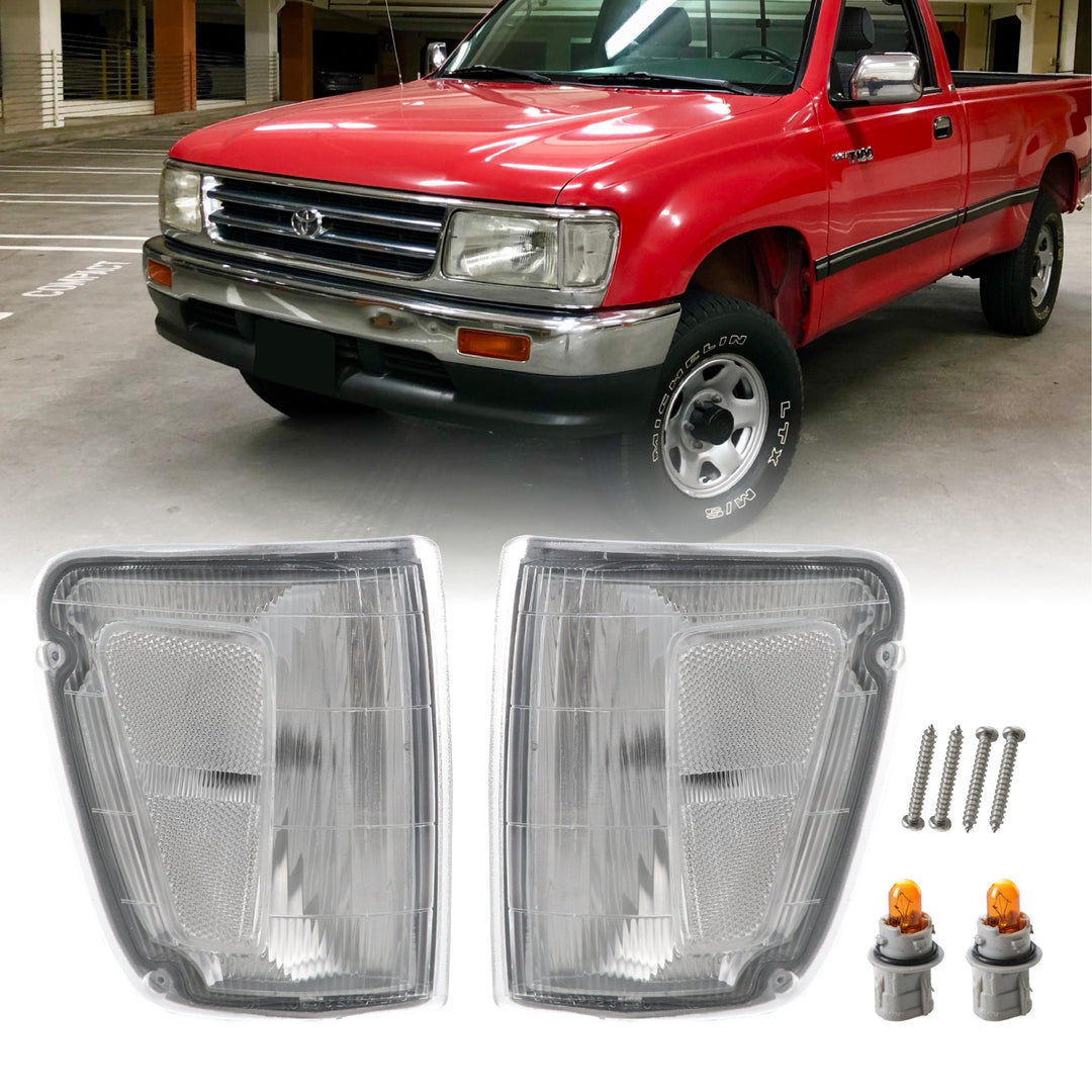 1993-1998 Toyota T100 Pickup Truck Clear Corner Lights - Made by Unique Style Racing