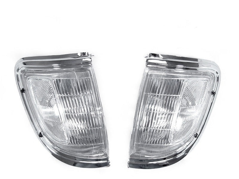 1995-1996 Toyota Tacoma 2WD Front Clear Corner Lights - Made by DEPO