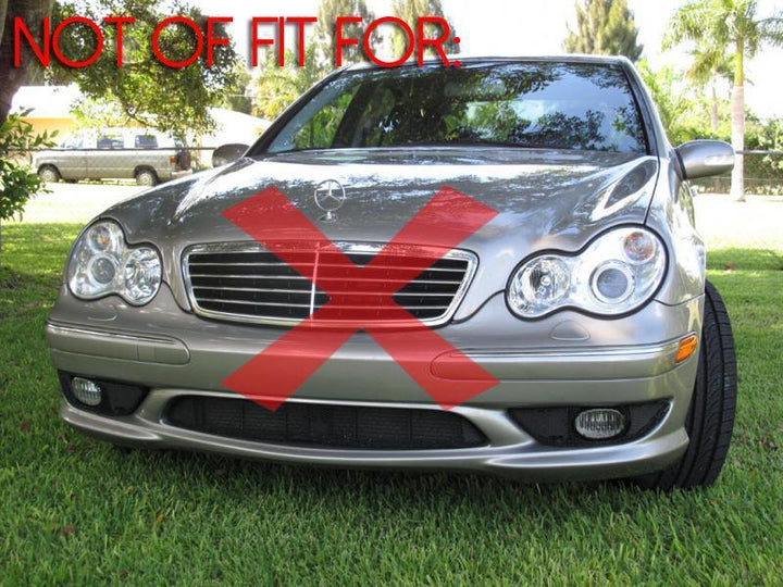 2005-2006 Mercedes W203 AMG C55 DEPO Glass OEM Replacement Fog Light