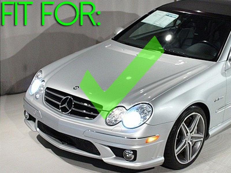 2006-2009 Mercedes W209 With Sport Pkg. & AMG CLK63 DEPO OEM Replacement Fog Light