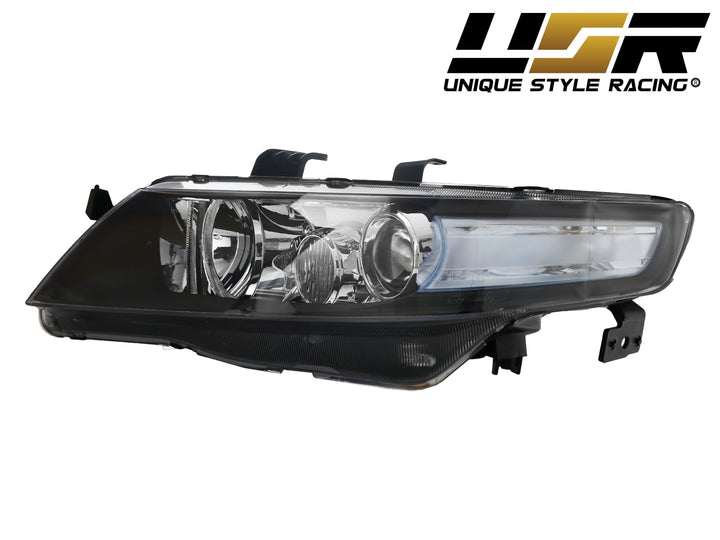 2004-2005 Acura TSX JDM CL7 Blue Corner D2S Projector Headlights - Made by DEPO