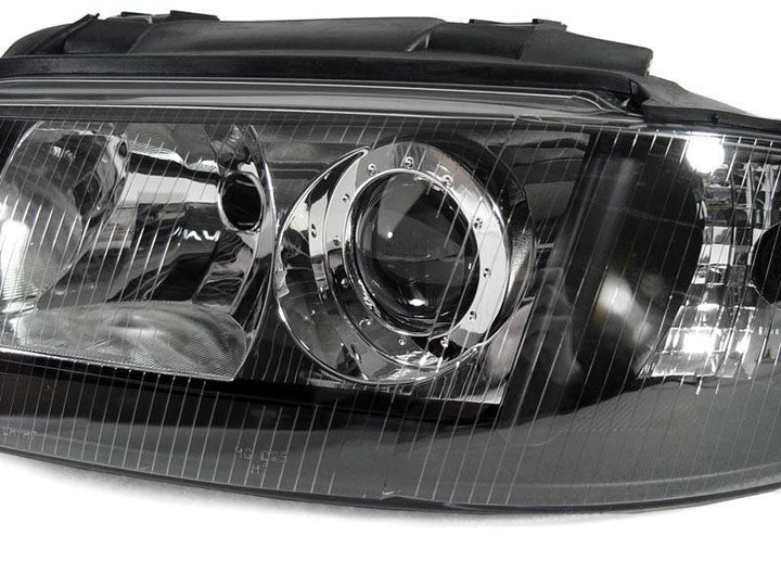 1999-2001 Audi A4 B5.5 / 2000-2002 S4 DEPO Xenon Model OEM Replacement D2S Projector Headlight With Clear Corner Lens