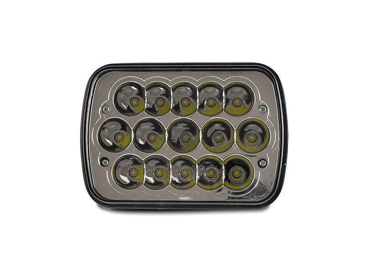 Full LED High and Low Beam 7x6 H6054 Pair Sealed Beam Conversion Headlight