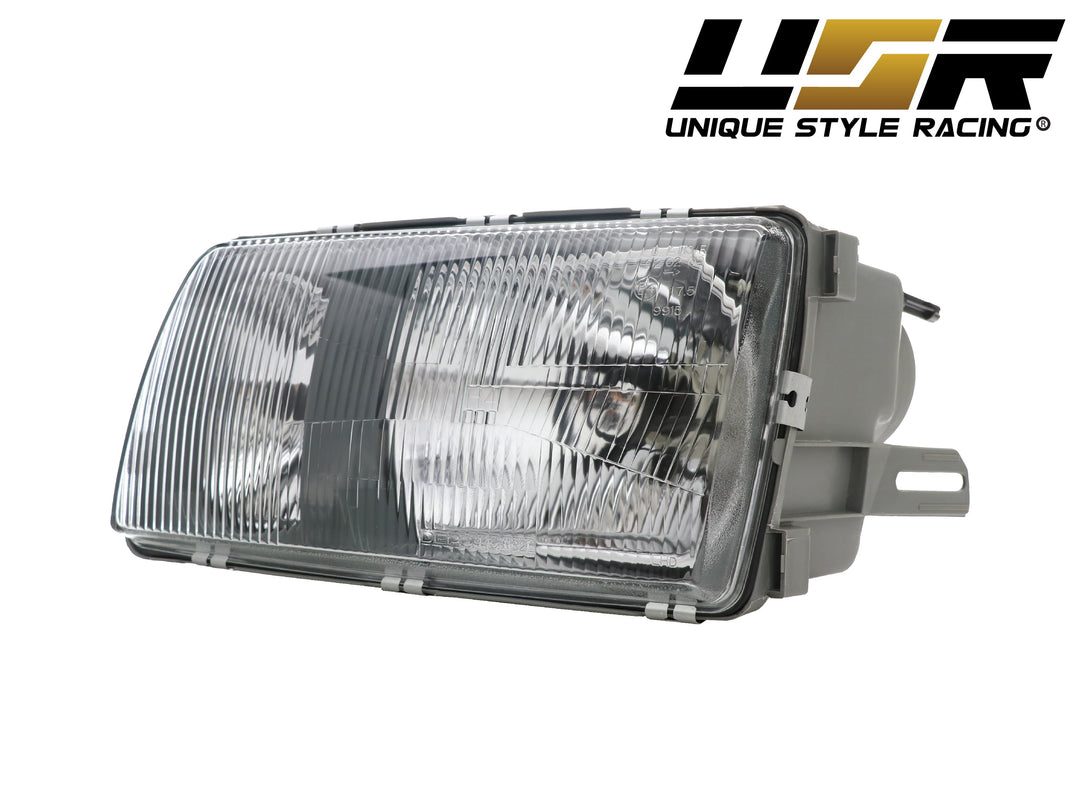 1981-1991 Mercedes S Class W126 EURO GLASS Lens Headlight with Optional Corner Light Made by DEPO
