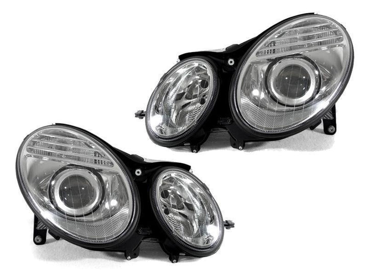 2003-2006 Mercedes Benz E Class W211 Facelift Style Projector Headlight For Stock Bi-Xenon Model Without AFS Made by DEPO