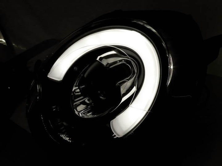 2007-2013 Mini Cooper R56 R55 R57 White LED DRL F56 Style Light Bar Headlight JCW S