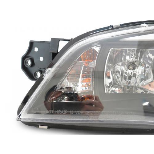 2006-2007 Subaru Impreza / Impreza WRX "C" LED D2S Xenon HID Model Projector Headlight with Clear Corner Reflector (USR Special Edition)