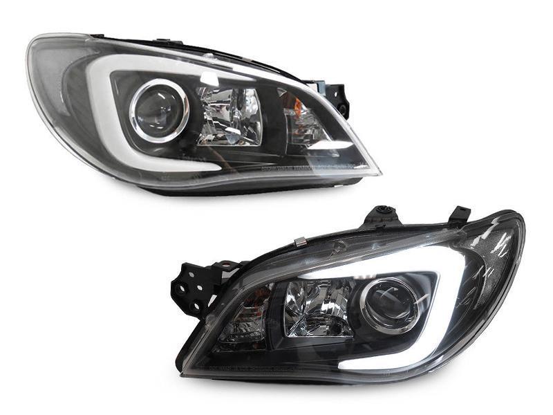 2006-2007 Subaru Impreza / Impreza WRX "C" LED Halogen Model Projector Headlight with Clear Corner Reflector (USR Special Edition)