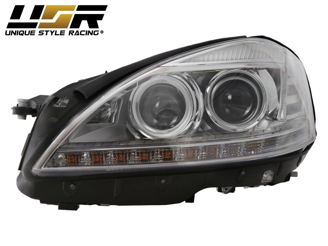 2007-2009 Mercedes S Class W221 Facelift Style LED Xenon D1S Projector Headlight W/ AFS For Stock Bi-Xenon Models - Made by DEPO