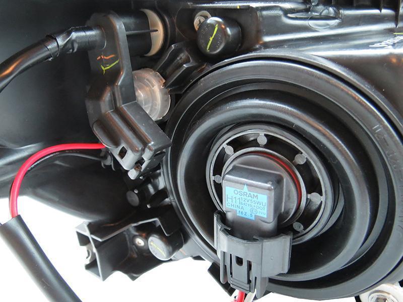 2015-2020 Subaru WRX / WRX STi Style Black Housing Projector Headlight For Stock Halogen Models - Made by DEPO
