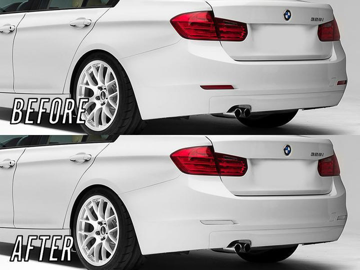 2012-2015 BMW 3 Series F30 / 2014-2017 F32 4 Series DEPO Clear or Smoke Rear Bumper Reflector Light