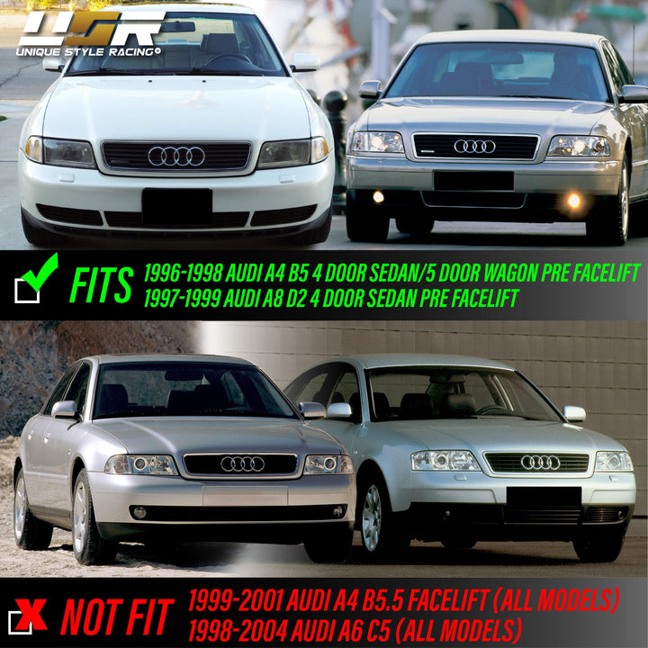 1996-1998 Audi A4 S4 B5 / 97-99 A8 D2 DEPO Clear or Smoke Fender Side Marker Light