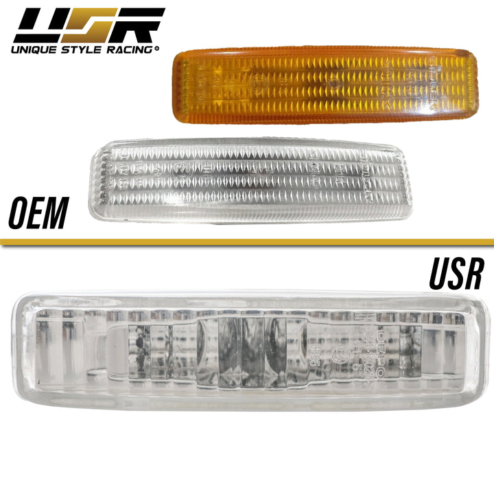 1997-2003 BMW E39 5 Series Crystal Clear or Smoke Fender Side Marker Light - Made by DEPO