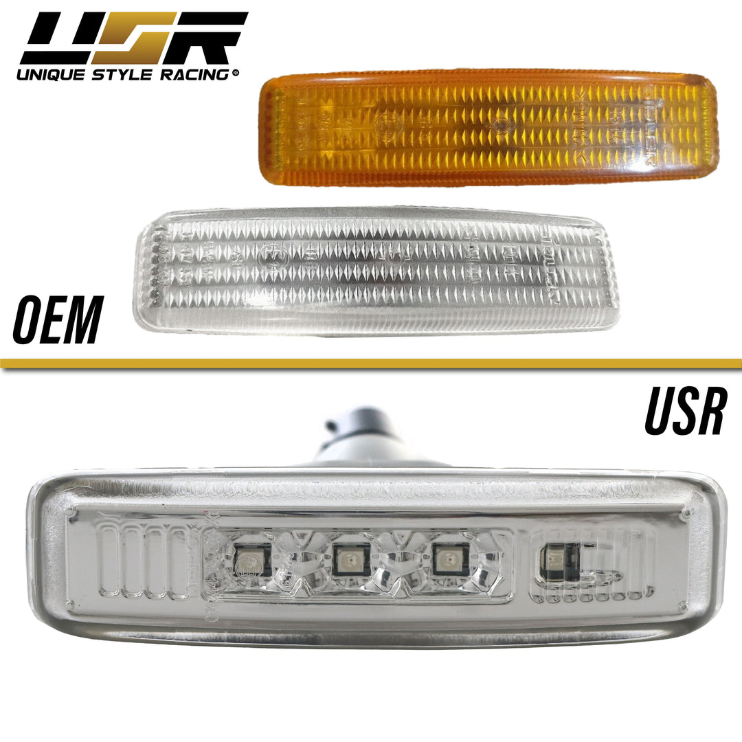 1997-2003 BMW E39 5 Series Clear or Smoke LED Side Marker Light - Made by DEPO