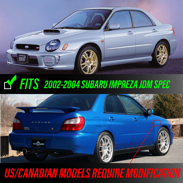 2002-2004 Subaru Impreza GDA GDB Smoke Fender Side Marker Lights - Made by DEPO