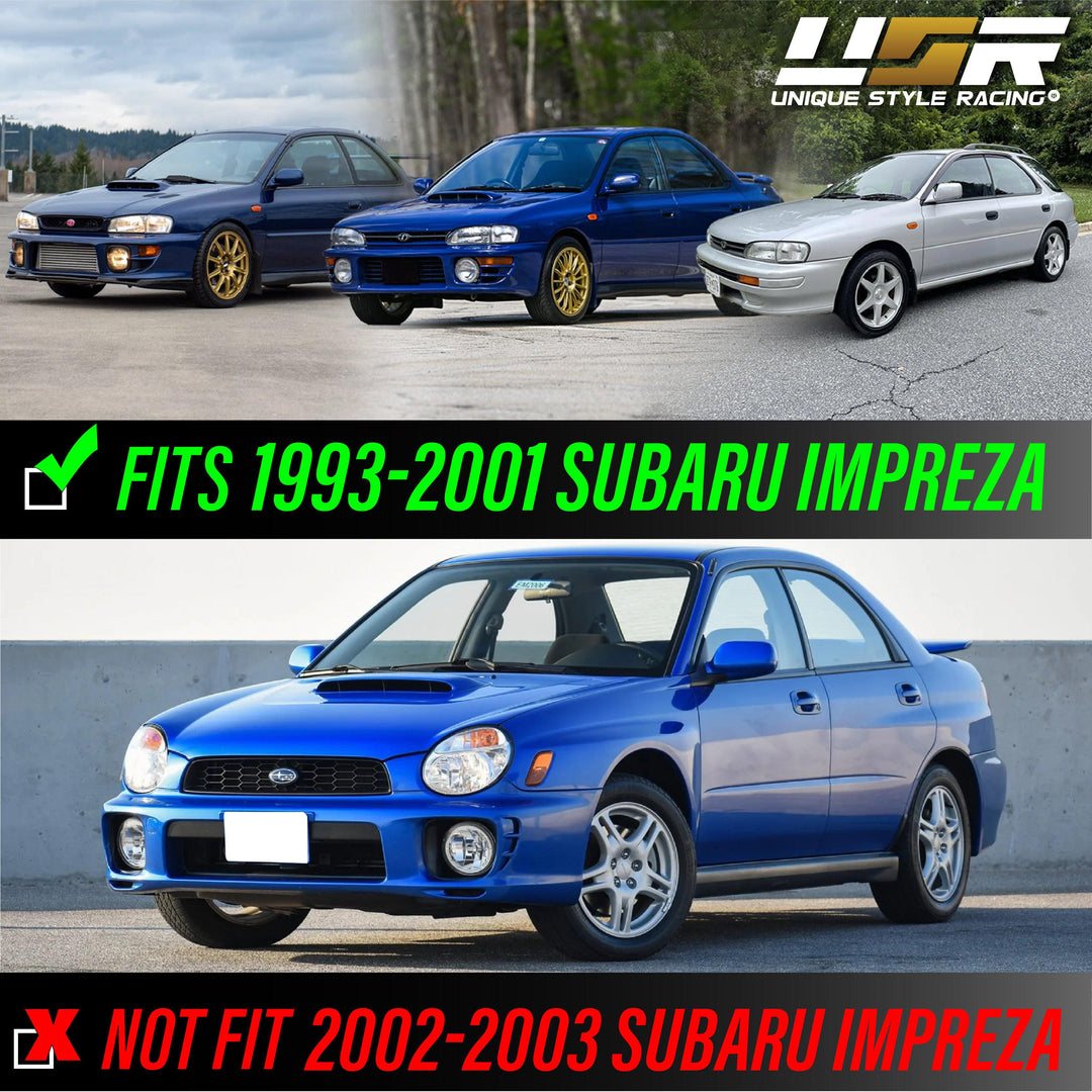 1995-2001 Subaru Classic Impreza DEPO Clear or Black Front Side Marker Lights