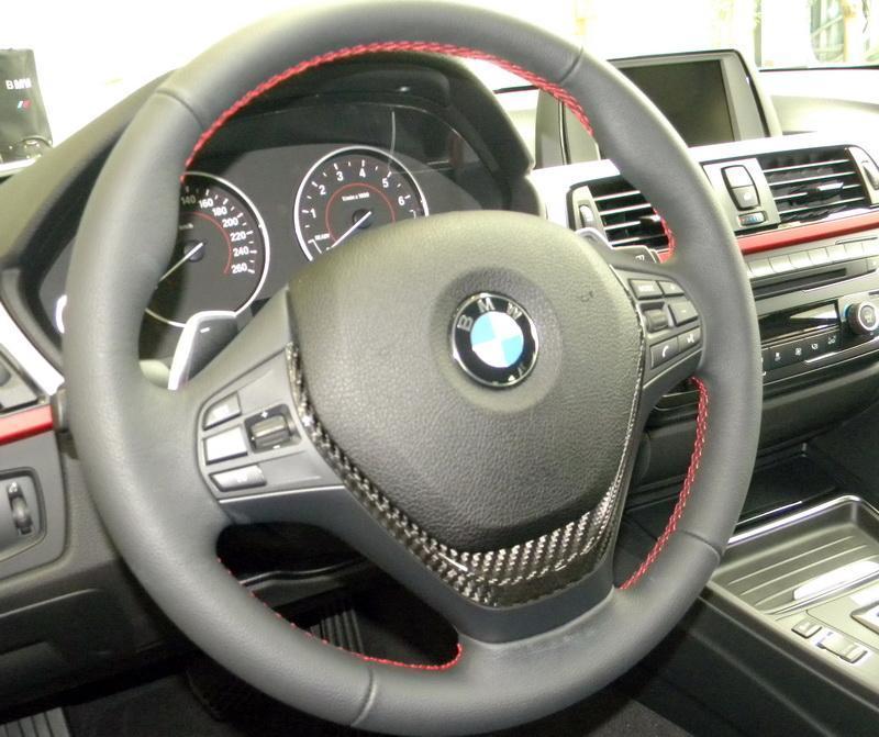2014-2015 BMW 2 Series F22 Carbon Fiber SteerIng Wheel Cover