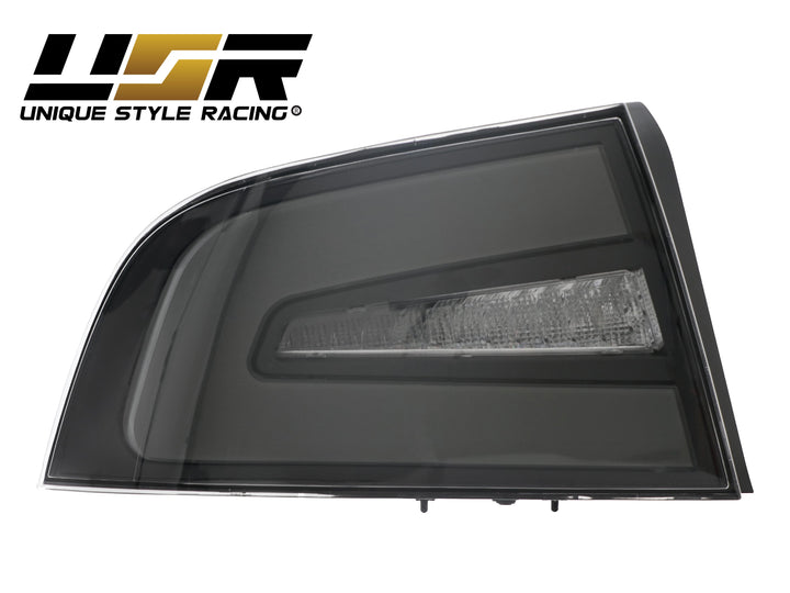 2004-2008 Acura TL NSX Style Black Housing Clear Lens Light Smoke Diffuser LED Light Bar Tail Light - Made by DEPO