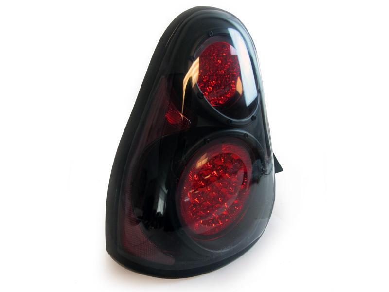 2000-2005 Chevrolet Monte Carlo Black Housing Red LED Clear Tail Lights - Made by DEPO