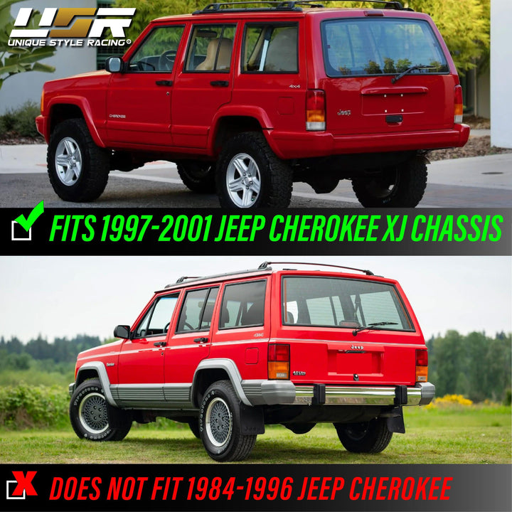 1997-2001 Jeep Cherokee XJ All Clear Tail Lights - Made by DEPO