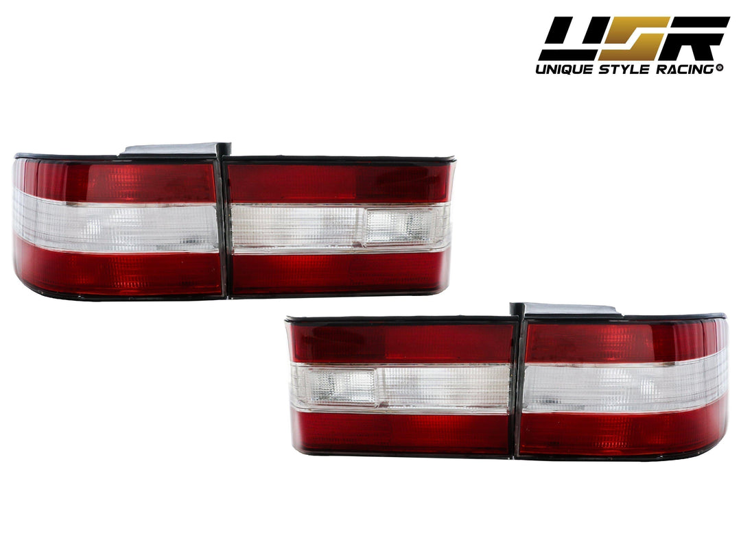 1990-1994 Lexus LS400 JDM Style Red/ Clear Rear Red 4 Piece Tail Light - Made by DEPO