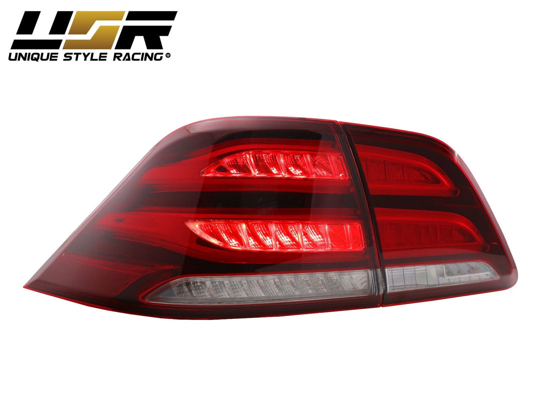 2012-2015 Mercedes ML Class W166 OEM GLE Style Rear 4 Piece LED Tail Light Set Made by DEPO