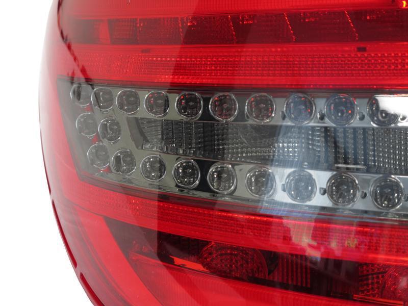 2008-2011 Mercedes Benz C Class W204 DEPO Facelift Style DOT / SAE Red/Clear or Red/Smoke Light Bar LED Tail Light
