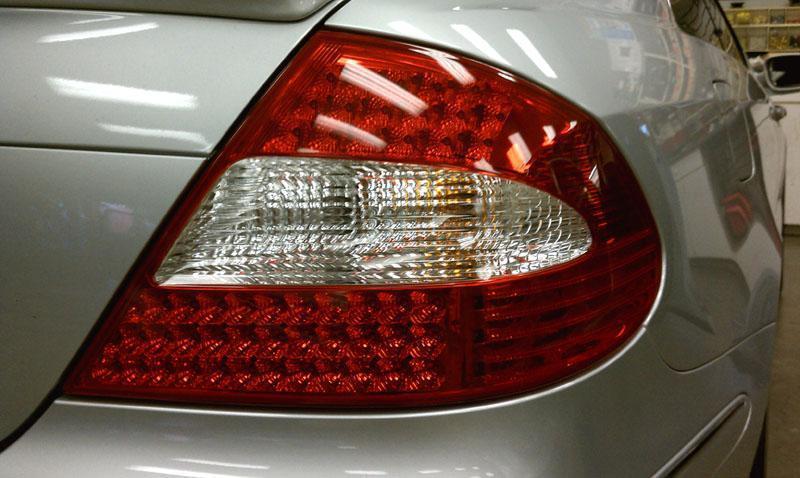 2003-2009 Mercedes CLK Class W209 OEM Facelift Style Red/Clear or Red/Smoke or All Smoked LED Rear Tail Light - Made by DEPO