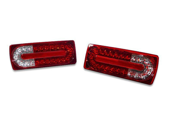1990-2006 Mercedes G Class W463 2007+ Facelift Style LED Rear Tail Light Set - Made by Unique Style Racing