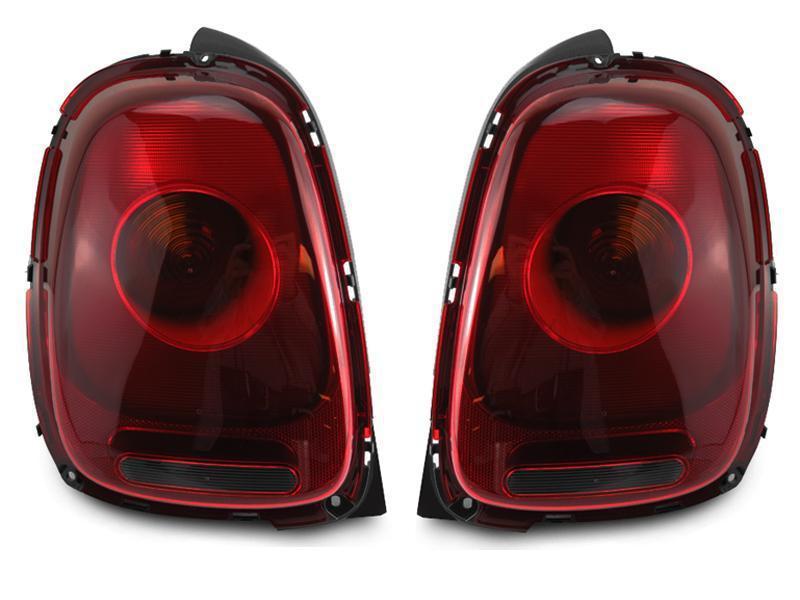 2014-2017 Mini Cooper F55/F56/F57 Non-LED Base Model Cherry Red/Smoke Rear Tail Light Set Made by DEPO