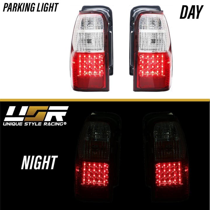 1996-2002 Toyota 4Runner LED Red/Clear or Black/Smoke Rear Tail Light Made by DEPO
